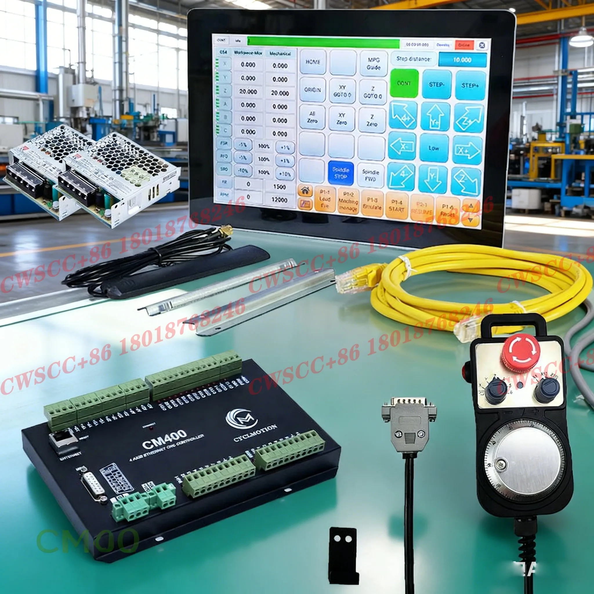 

The CM600 CNC engraving and milling machine supports a 6-axis offline motion control system and an RTCP automatic tool magazine.