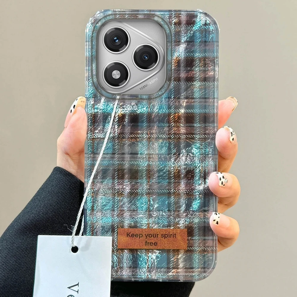 Blue Grid Pattern …