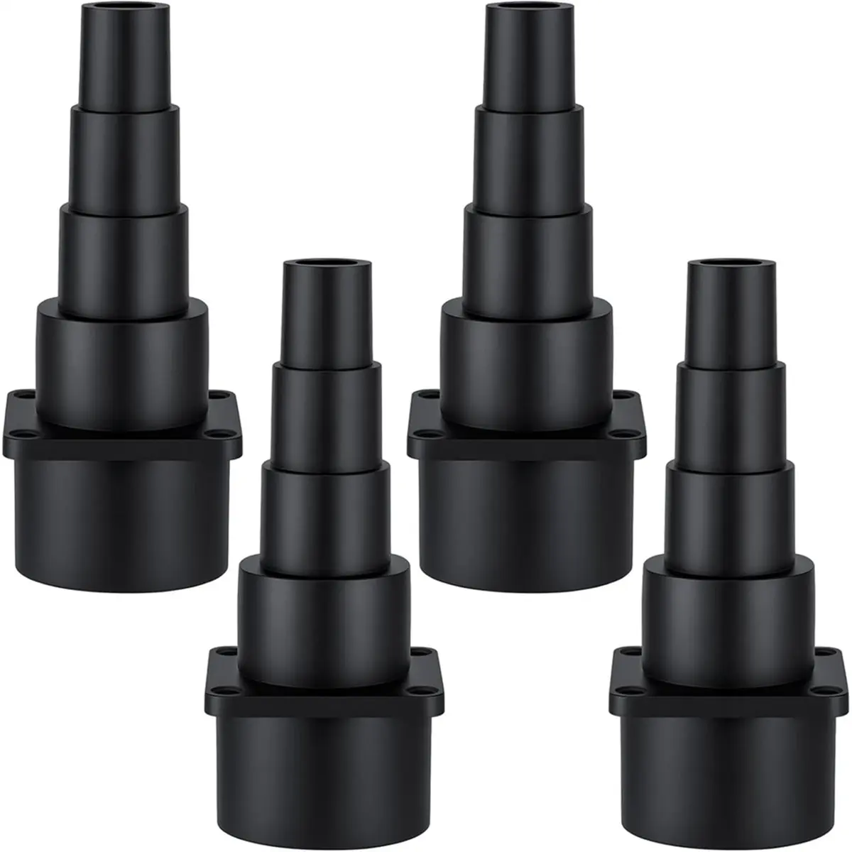 DT38 4 Pack Hose Adapter Vacuum Cleaner Adapter Universal Tool Adapters Attachment Connects to Power Tools to Contain Dust