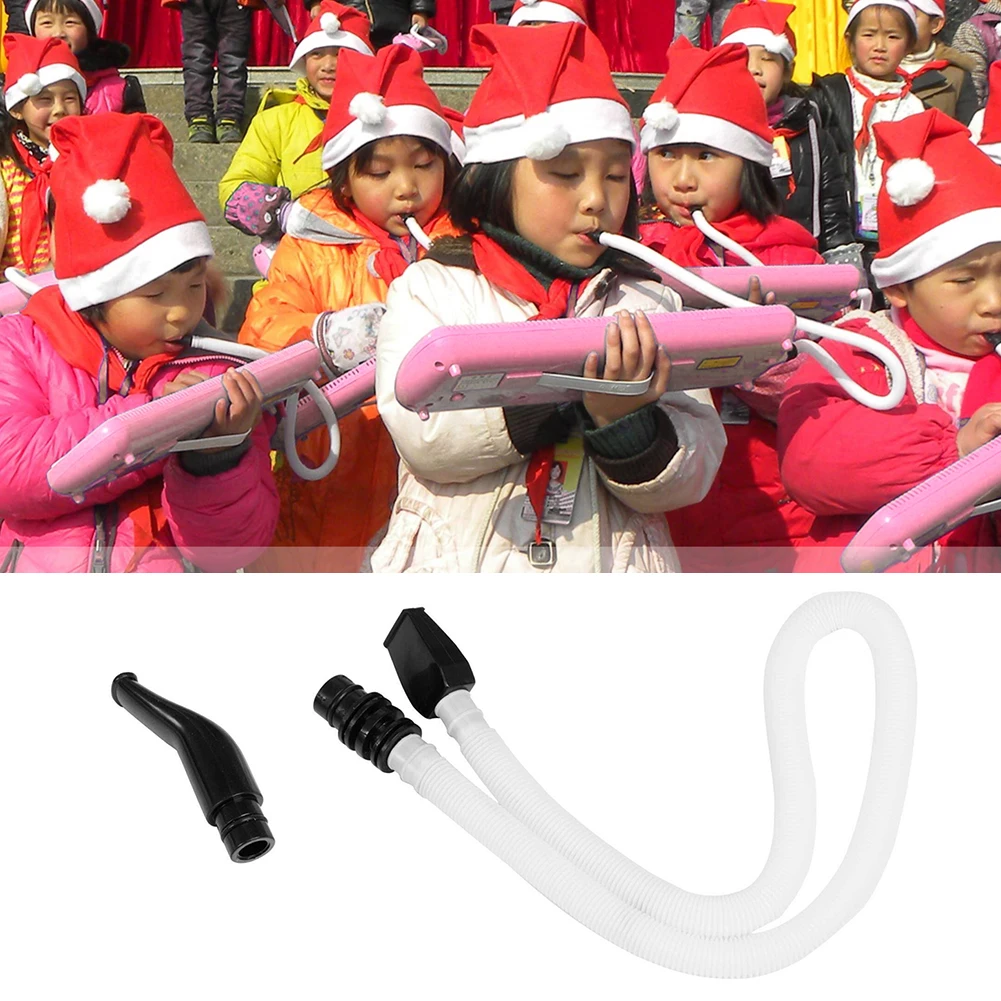 32/37 Keys Melodica Flexible Tube Organ Pianica Mouthpiece Portable Blowpipe Mouth Lightweight Portable Music Elements