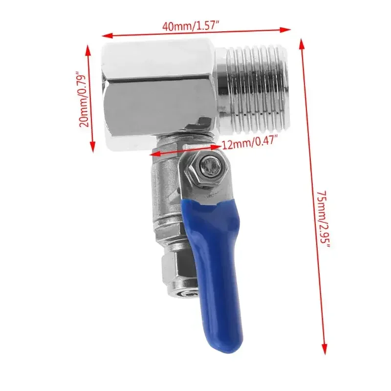 Detalle 1 de Electroválvula Water Purifier Reverse Osmosis Three-way Inlet Ball Valve Group 1/2 \ Agua y vapor