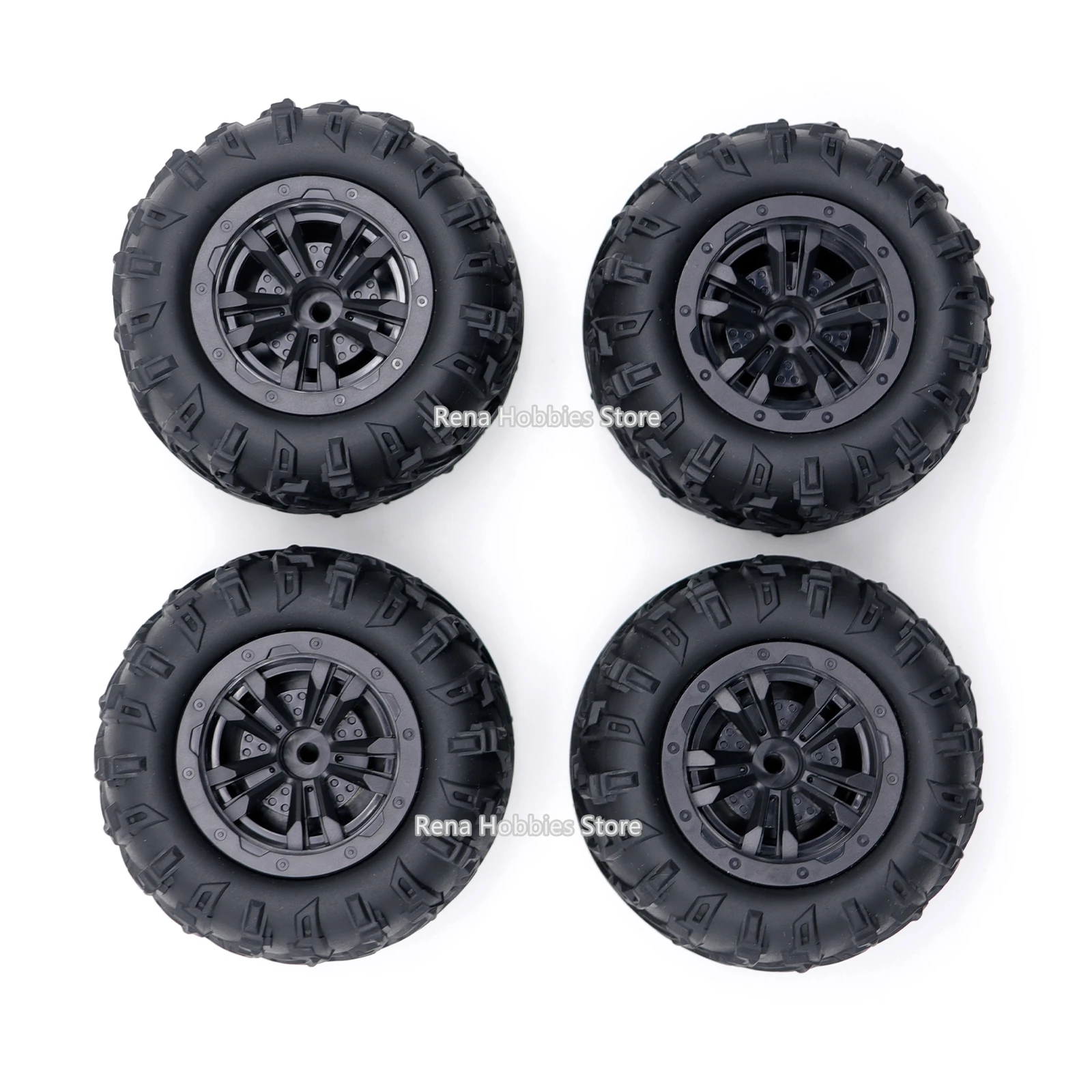 4 SZTUK/lot 12mm Hex Monster Truck Opony do kół SCY 16101 Pro 16102 Pro 1:16 Off Road RC Car Upgrade Parts 6034