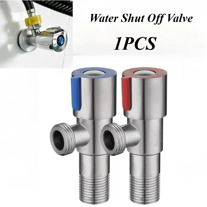 Bathroom Basin Sink Faucets Taps Angle Stop Valve Brass Black Finish G1/2