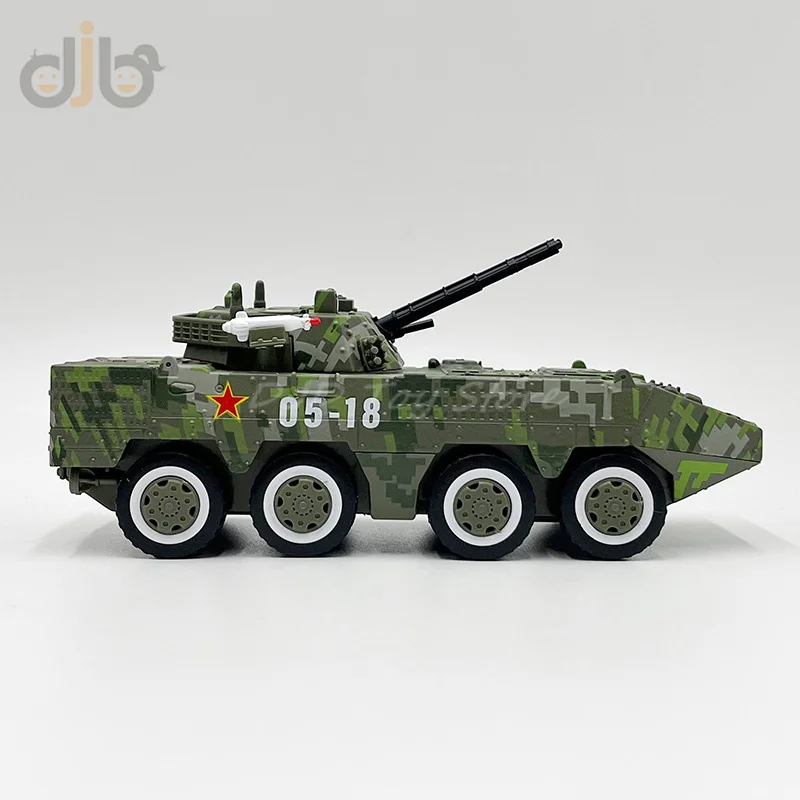 1:50 Diecast Military Model Toy Armored Fighting Vehicle China AFV Pull Back Replica With Sound Lights