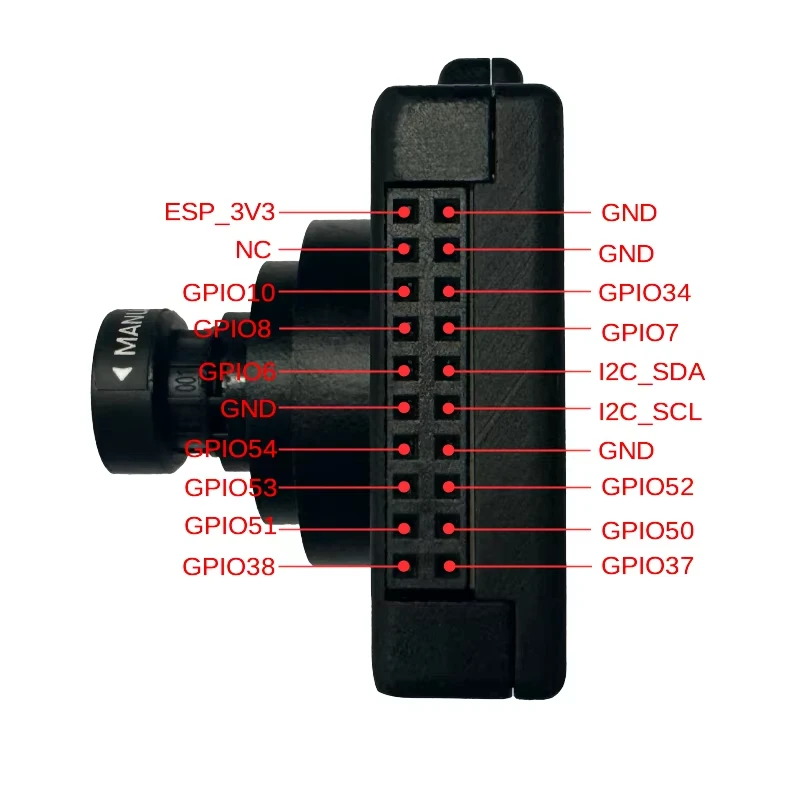 لوحة تطوير رؤية AI مقاس 1.54 بوصة LCD ESP32-P4-EYE Edge