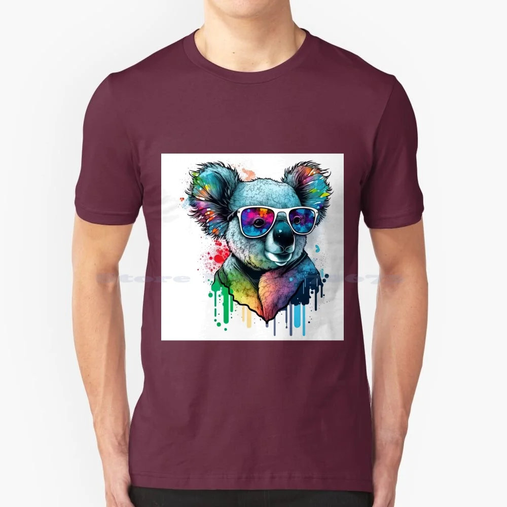 Koala T Shirt 100% Cotton Tee Shaun White Shaunwhiteart Swa Bear Koalas Animal Pop Art Modern Art