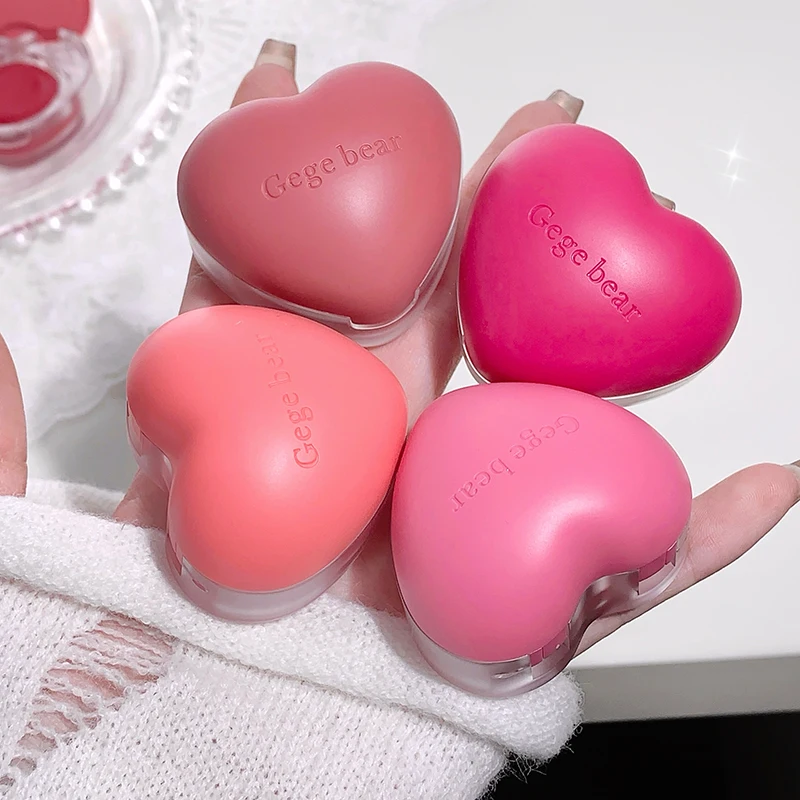 Gegebear ラブ リップ アンド チーク クリーム マット パウダー ソフト カラー ラブ バレンタインデー