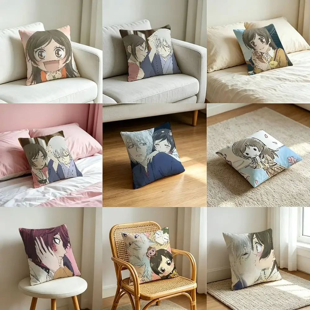 Anime K-kamisama-kiss Classic Customizable Square Pillowcases, Stylish And Soft, Perfect For Beds, Cars, And Sofas.