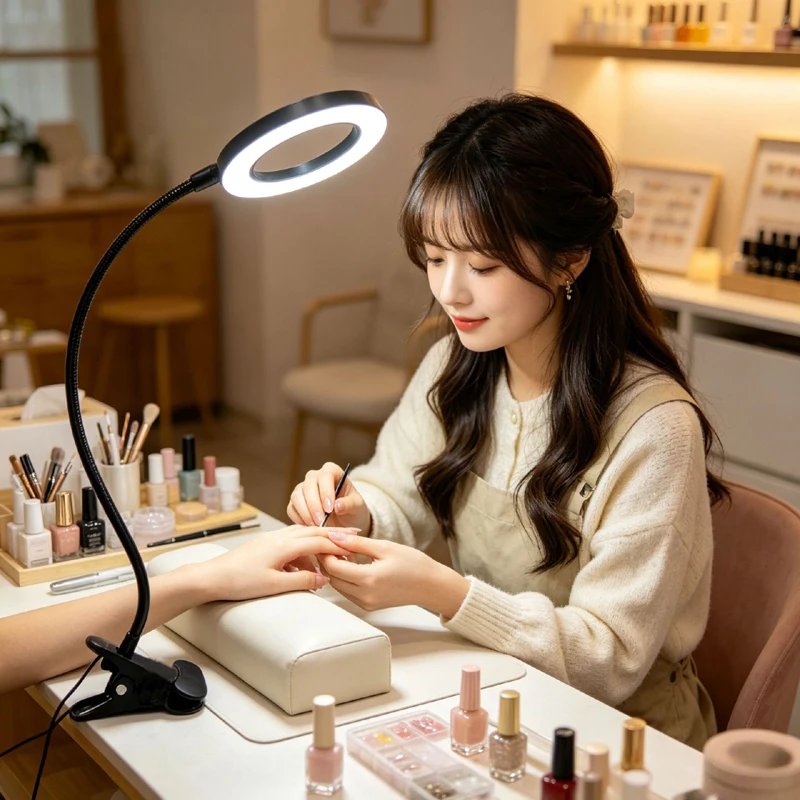 Cross Border LED Eye Protection Clip Table Lamp LED Beauty Salon Fill Lighting USB Student Desk Hose Reading Small Book Light