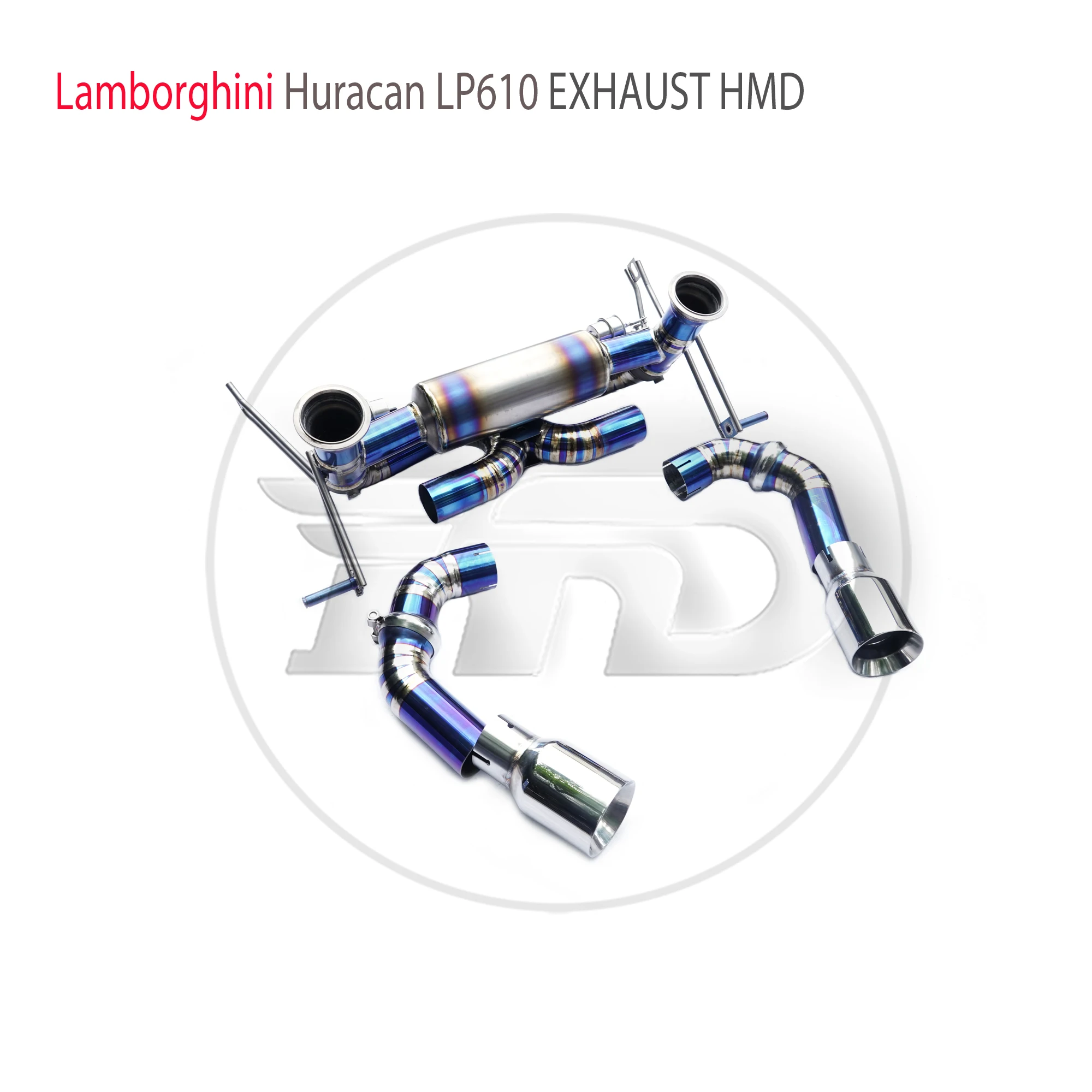 

HMD Titanium Alloy Exhaust System Performance Catback For Lamborghini Huracan LP610 Modify STO Style Rear Bumper Valve Muffler