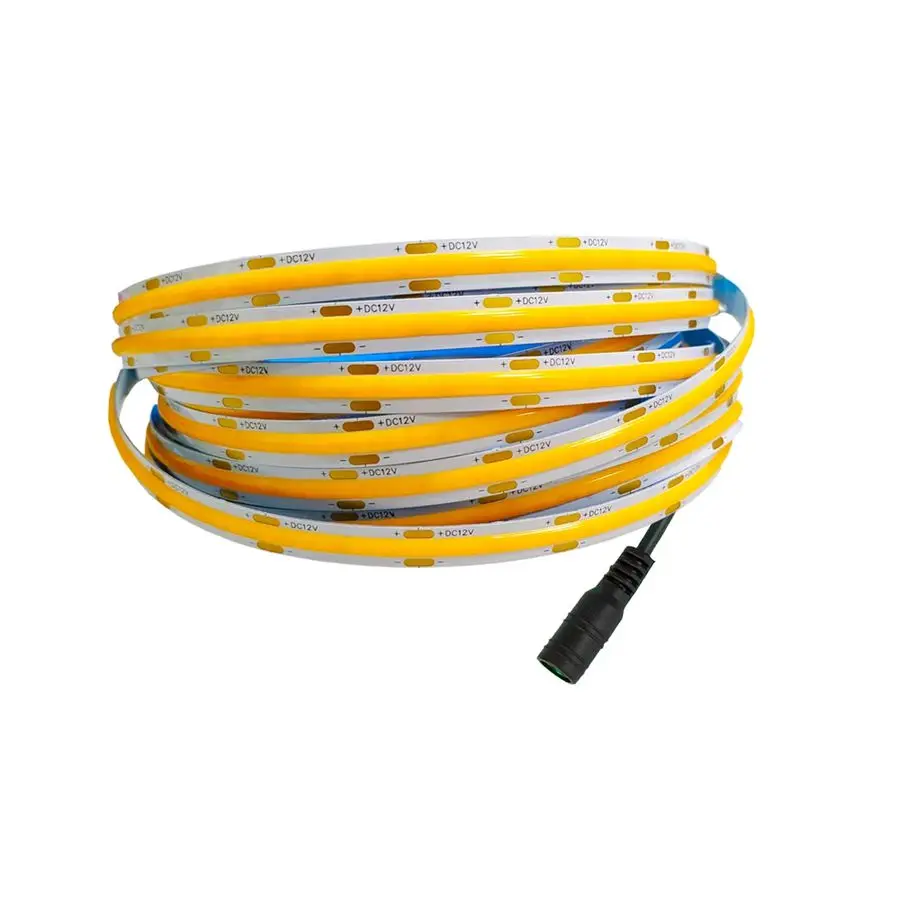 

COB LED Strip Light Linear Dimmable High Brightness 324leds/m 5M-20M 24V 8mm Warm White RA90 for Kitchen Dining Room Decor