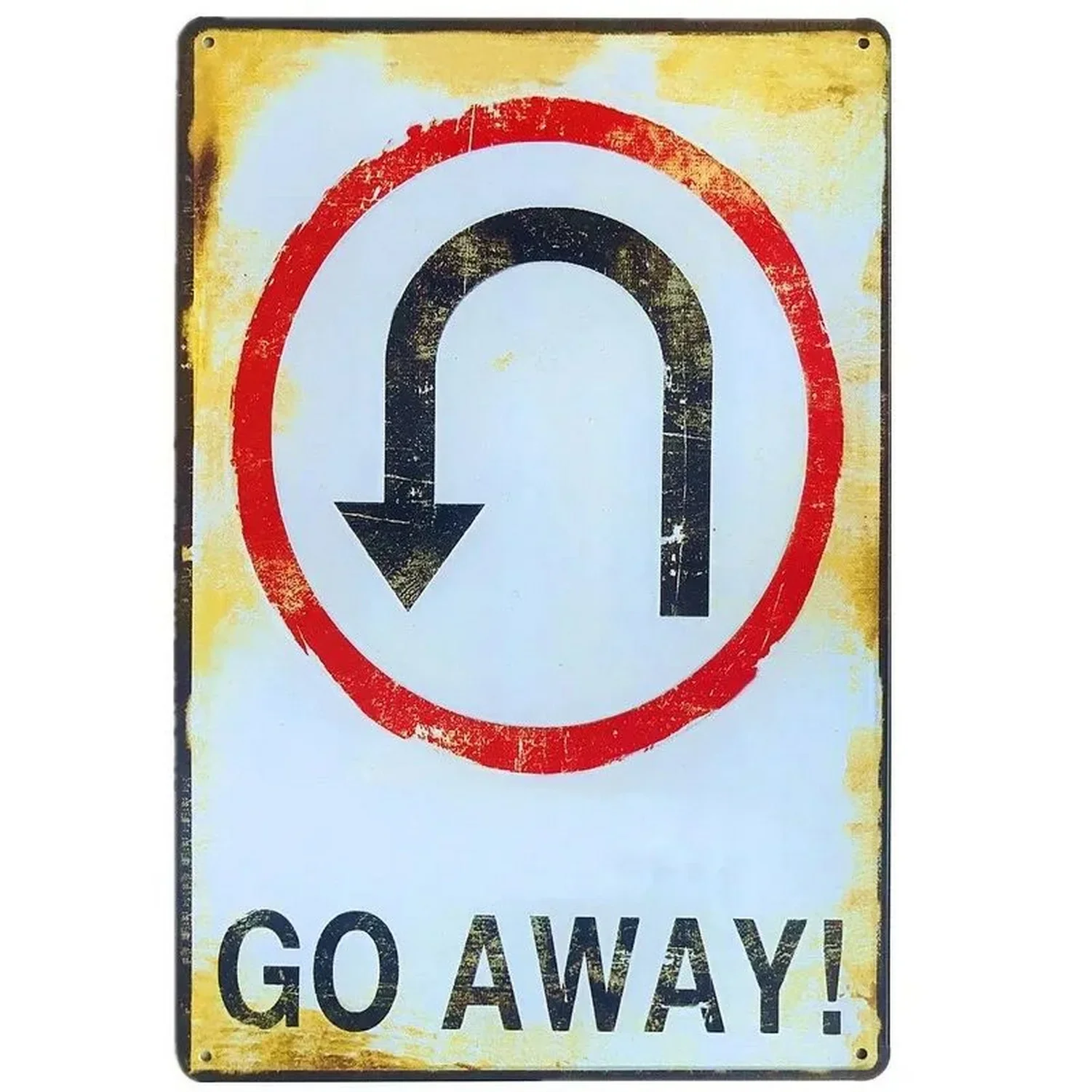 Poster Iron Painting for Man Cave Home Cafe Garden Club Bar Warning Metal Tin Signs Keep Out Wall Decoration Plaque Vintage A