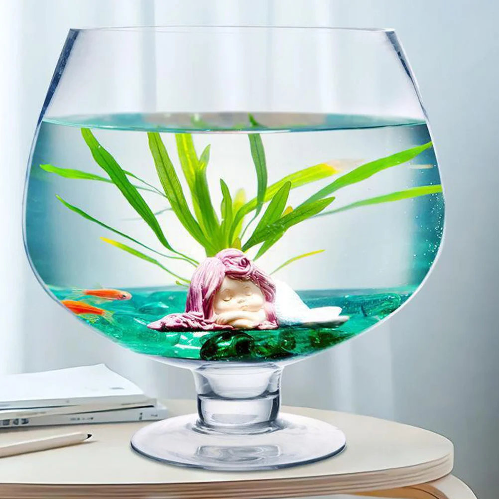 

small fish tank kit aquarium tank transparent betta tank multi-function goldfish tank clear fish tank