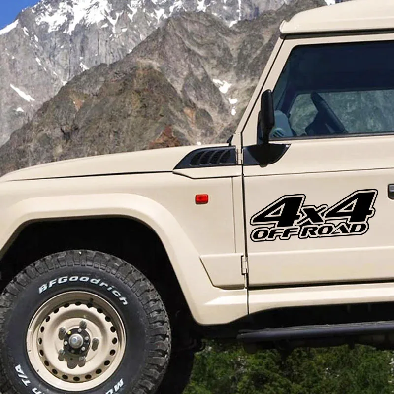 

4x4 OFF ROAD Car Sticker Waterproof Vinyl Decal for Truck SUV Off-Road Vehicle Body Decorative Accessories