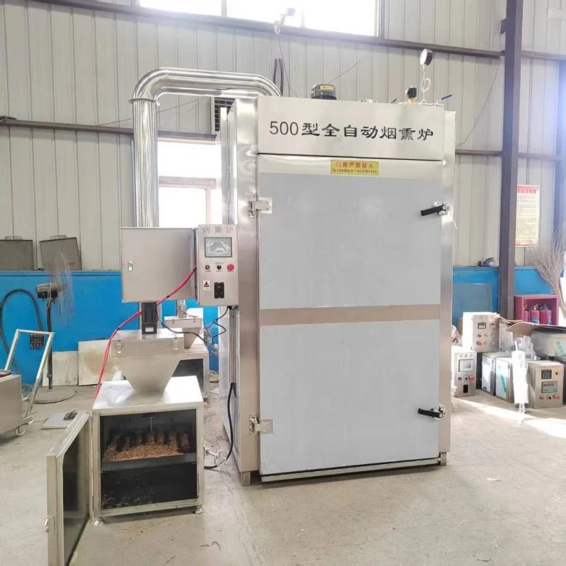 Customized Digital Control Smoke Oven Intelligent Touch Screen Smoker House Precise Temperature Time Control For Food Processing