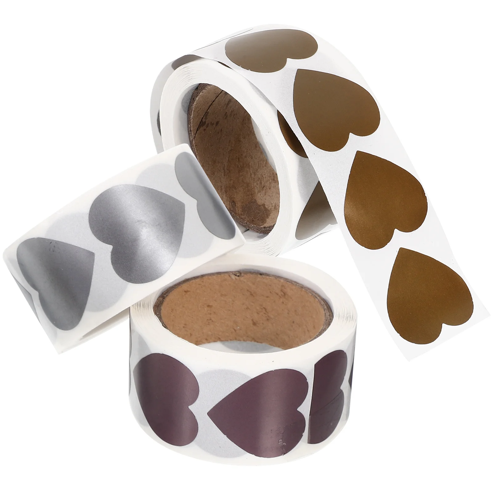 900 Pcs Heart-shaped Sticker Label Scratch-Off Cards Tag Lable Declas Decorate Labels