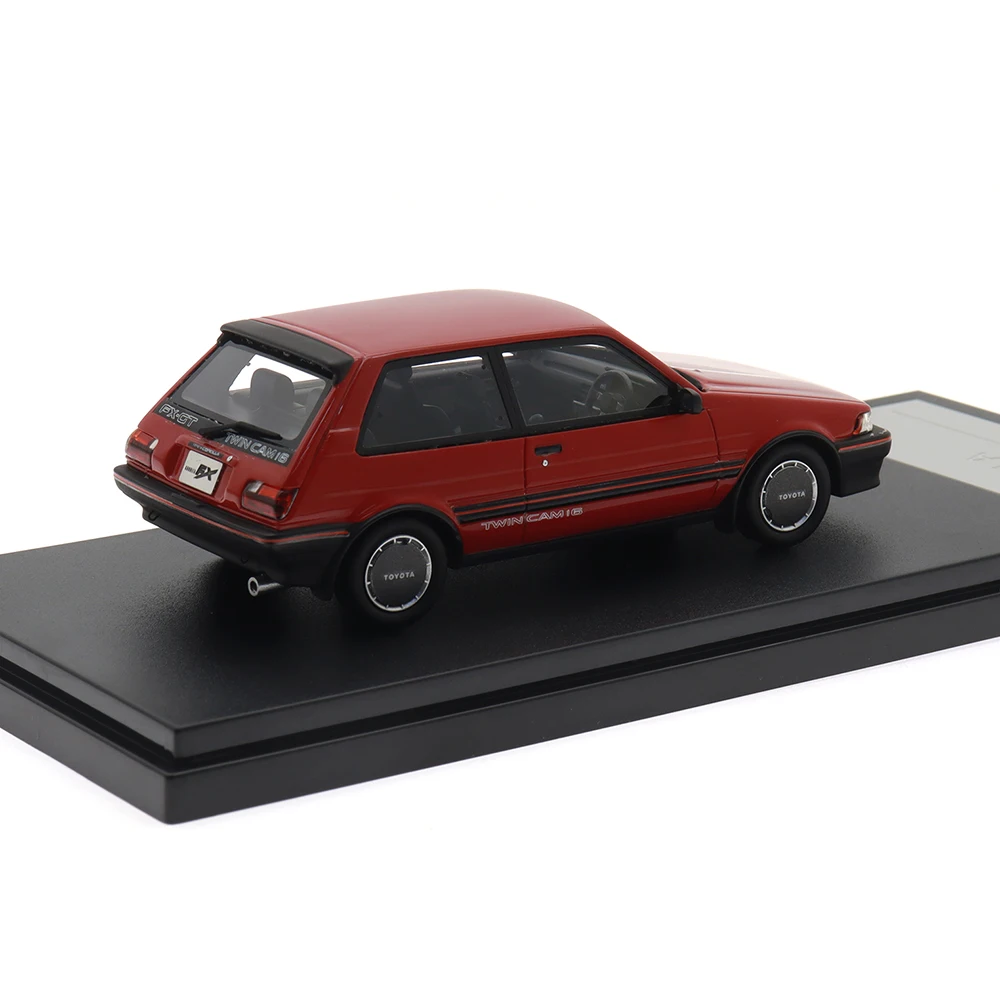 Hi-story Marke Modellautos Maßstab 1/43 COROLLA【FX-GT (1984)】Harz Auto Spielzeugfahrzeuge Metall Modellauto Dekoration Kinder Geschenk Junge