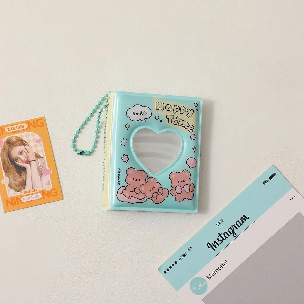 Cute Cartoon Photo Album Waterproof Mini Hollow Picture Storage Album Korean Cartoon Love Heart Photo Album Girl