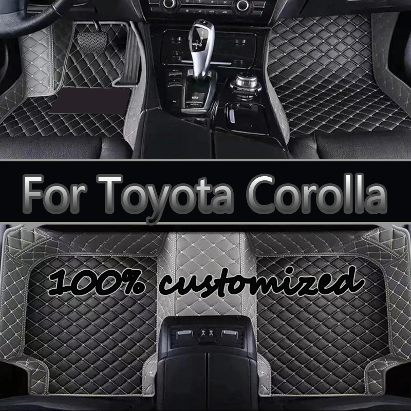 Car Floor Mats For Toyota Corolla Touring Sports Suzuki Swace E210 2019~2023 Estate Leather Floor Carpets Matts Car Accessories