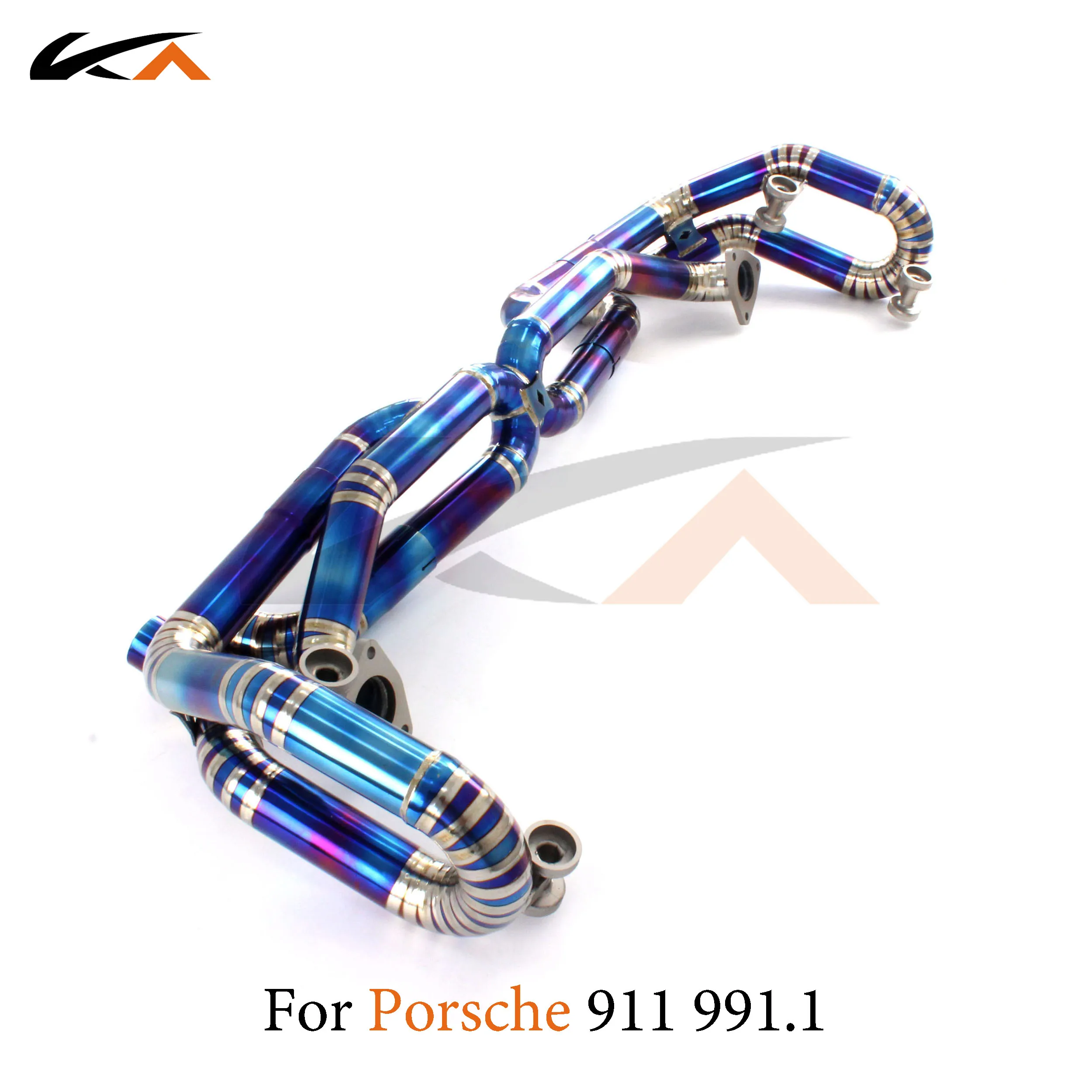 KA Tuning exhaust system titanium alloy catback for Porsche 911 991.1 3.4 rear section performance parts straight pipe