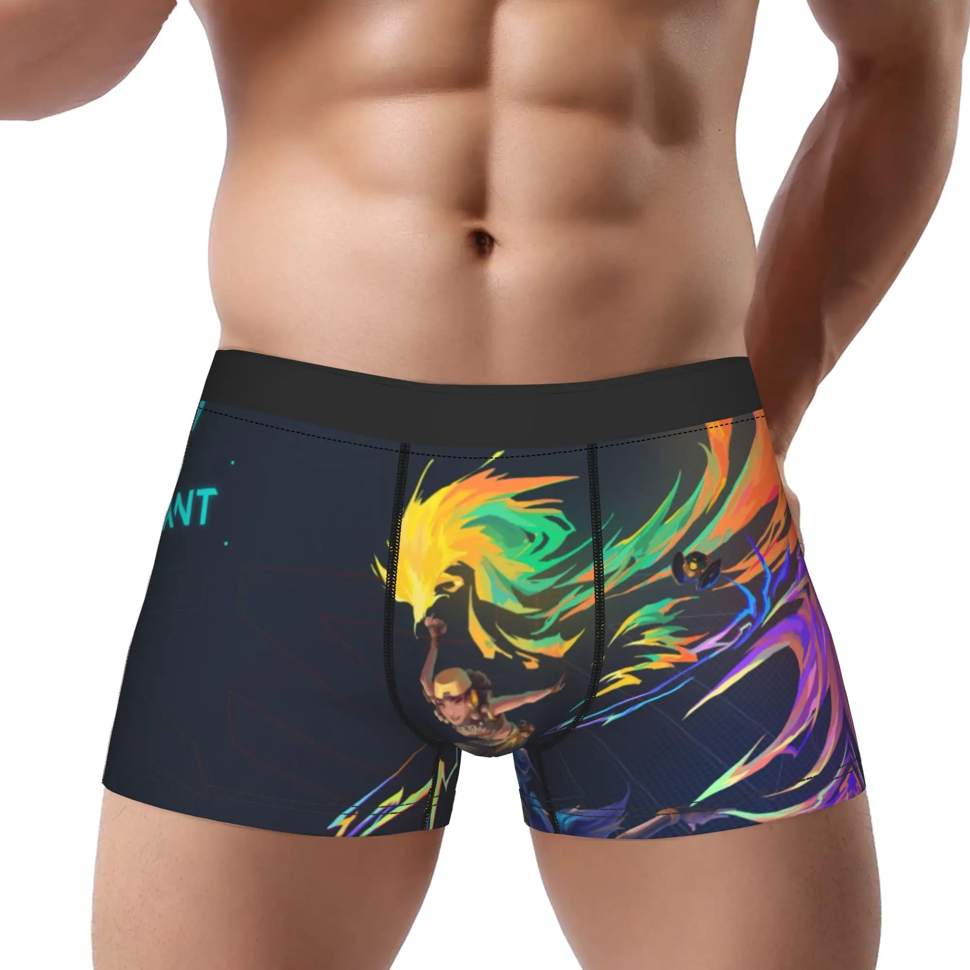 VALORANT Underpants Homme Panties Man Underwear  Comfortable Shorts Boxer Briefs
