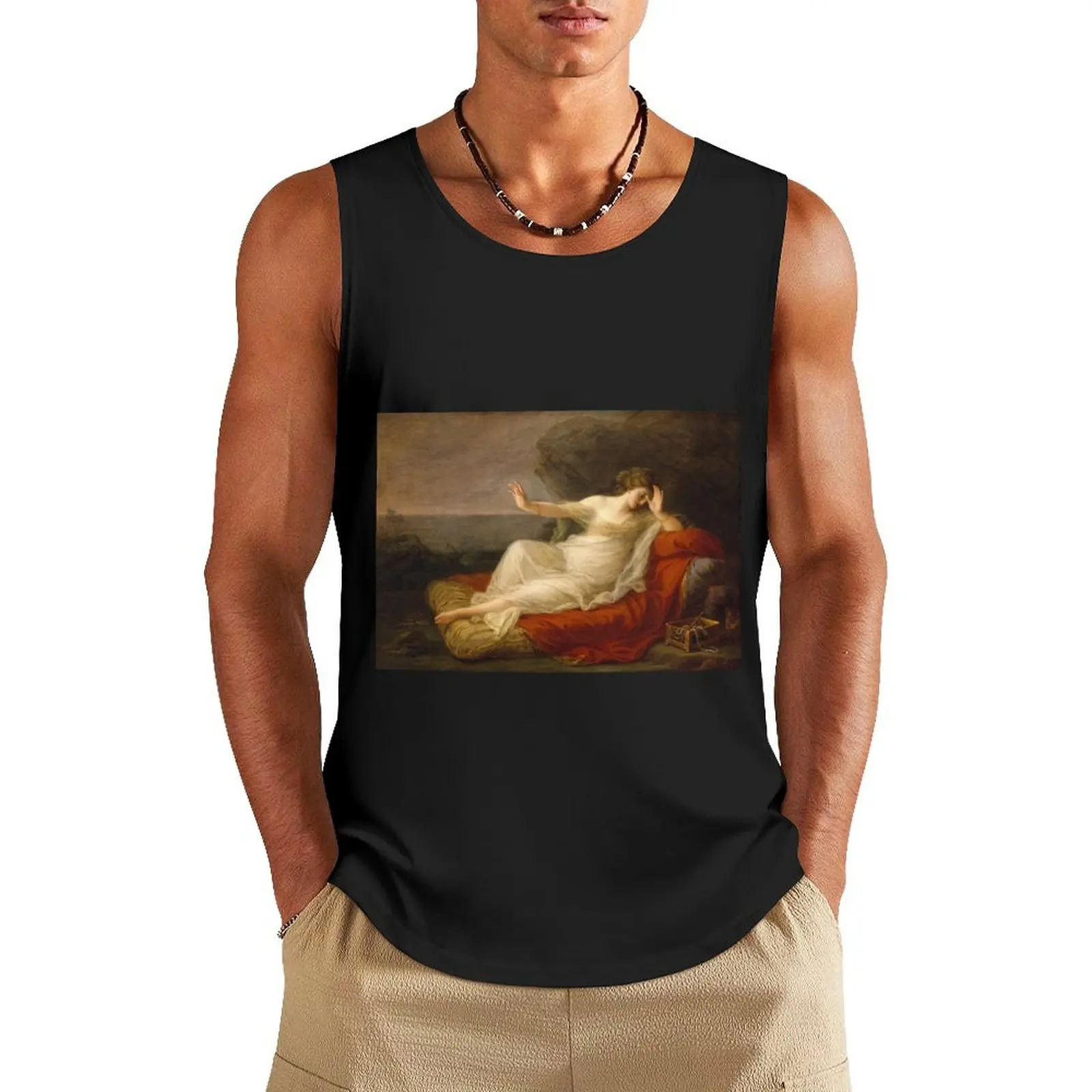 Angelica Kauffmann - Ariadne Abandoned By Theseus Tank Top muscular man t-shirt gym man Man summer clothes