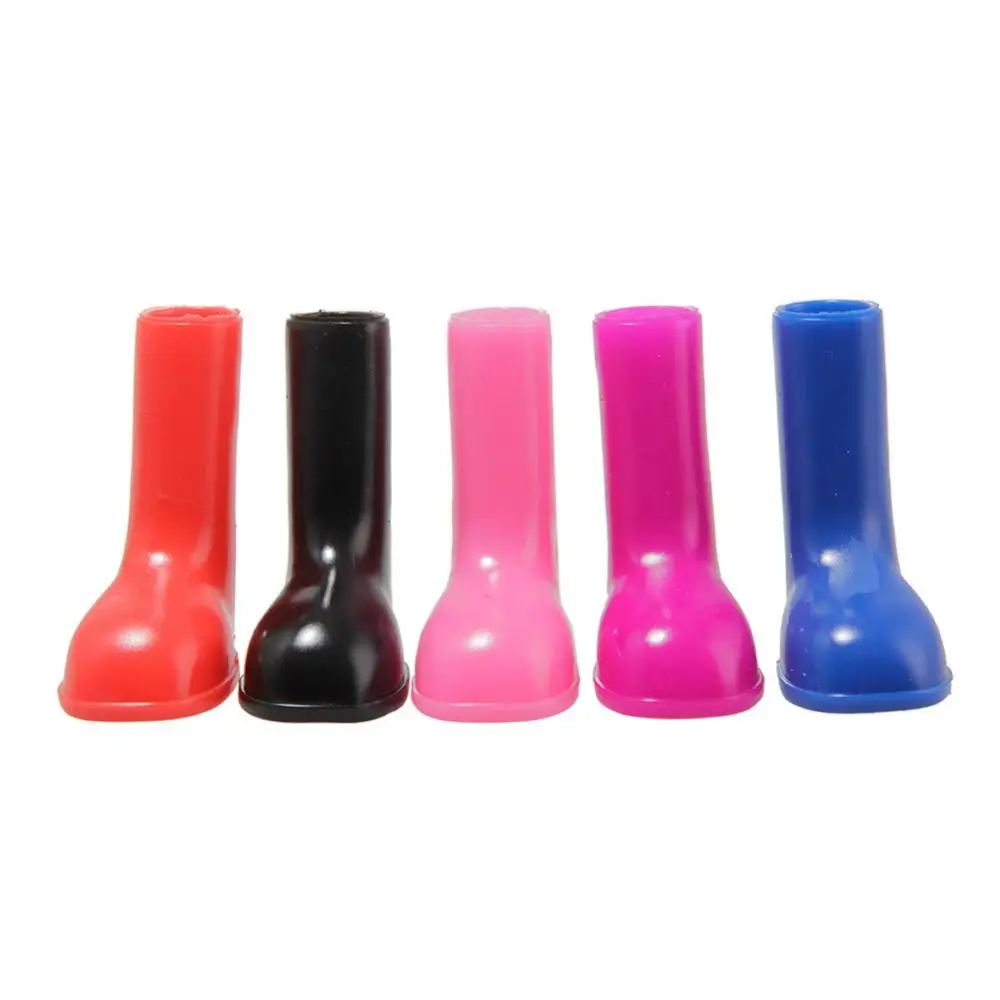 4Pcs Dog Puppy Shoes Waterproof Non Slip Stretchy Pet Protective Rain Boots