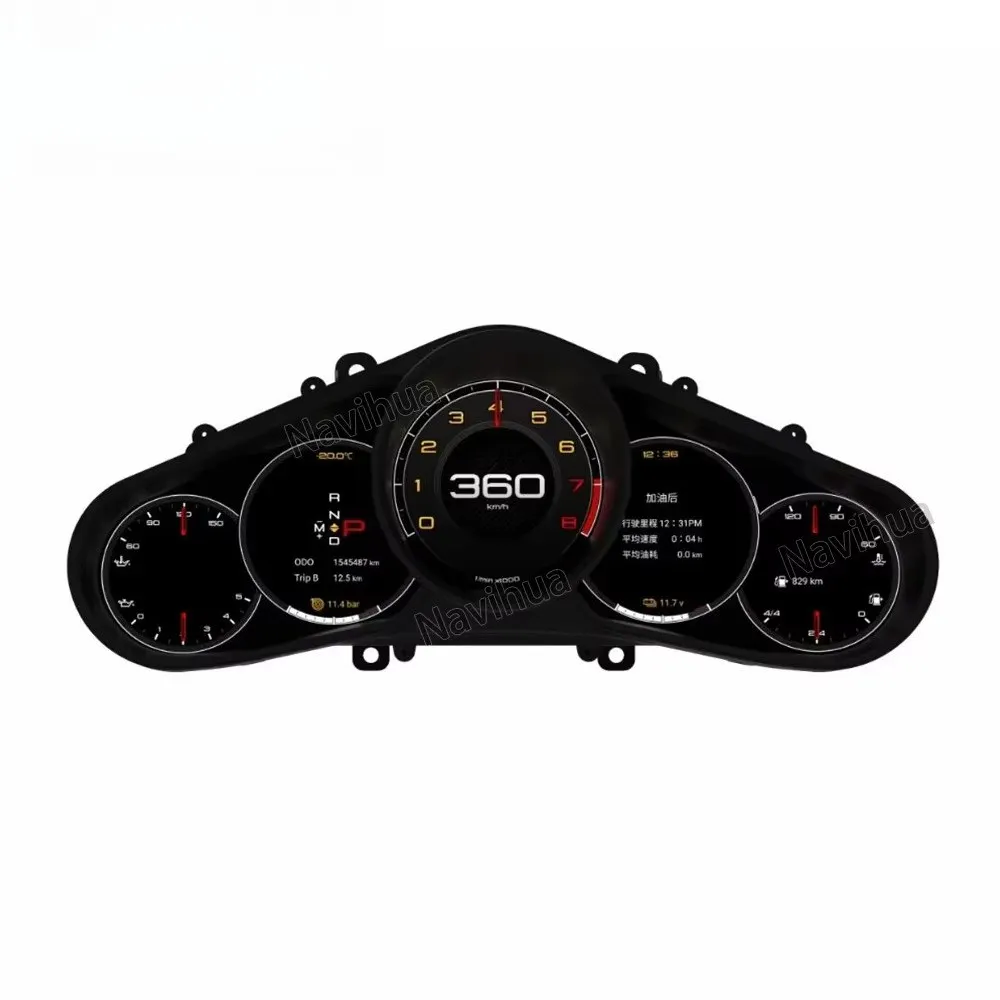 NaviHua 12.3 Inch Auto Meter for  Panamera 2010 2016 Car Digital Cluster Instrument LCD Dashboard Cockpit Speedometer New