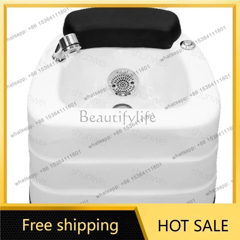 Factory Direct Sales Foot Bath Smart Foot Soaking Household Belt Surfing Colorful Light Massage