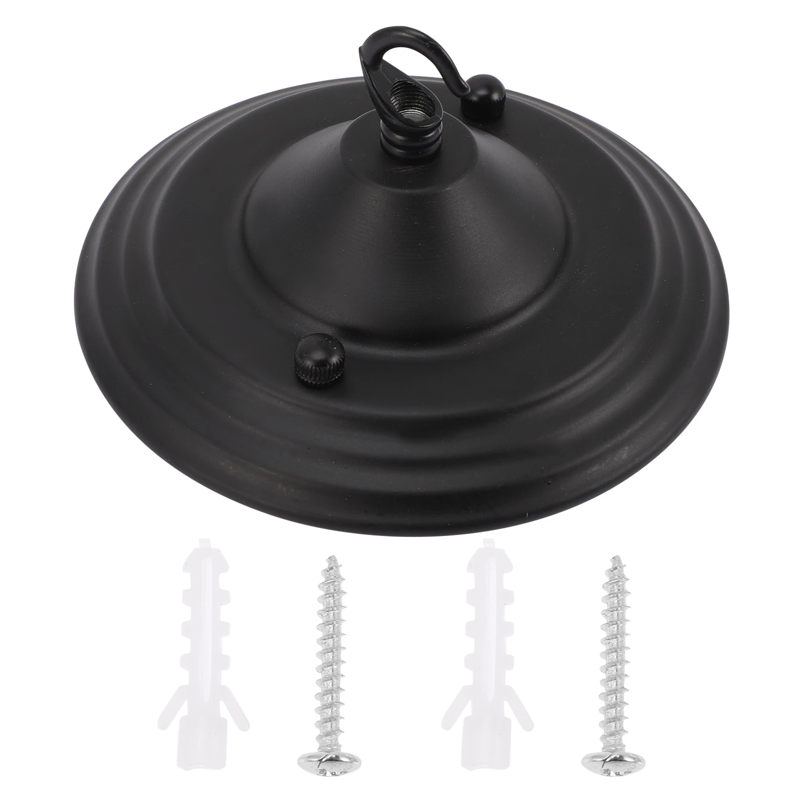 

Wrought Iron Chandelier Hook Base Pendant Light Kit Ceiling Cover Plate Mount Bracket Hallway Restaurant Room Lamp Bulb