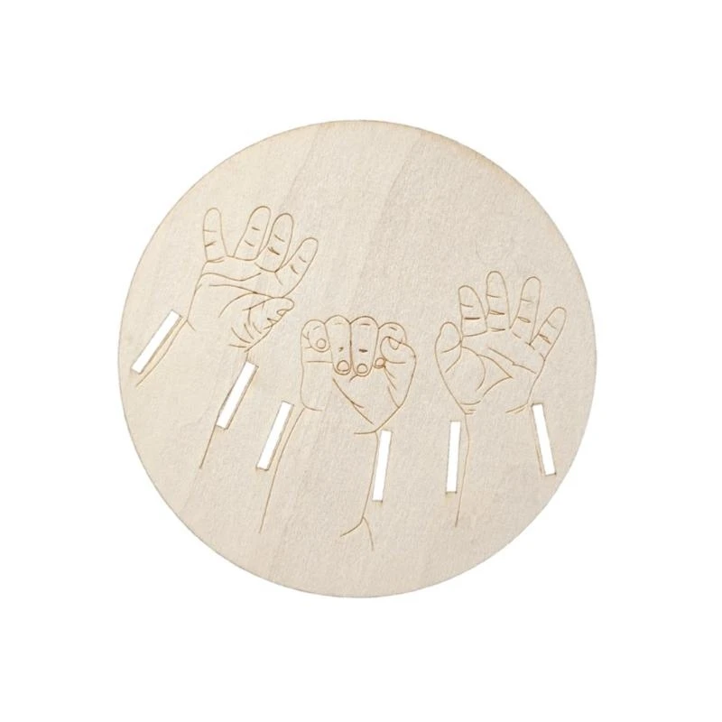 

J15U элегантные деревянные доски для рождения новорожденных, сувениры на день рождения для декора детской комнаты или гостиной