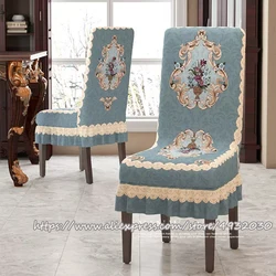 Chair cover high-end restaurant European thickened household dining table and chair cover elastic hotel seat cover