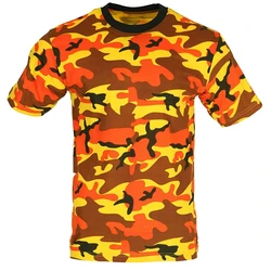 Colorful Camouflage 3d Printed T-shirt For Men Sports Leisure Outdoor Tee Shirts Fashion Pattern Round Neck Pullover T Shirts
