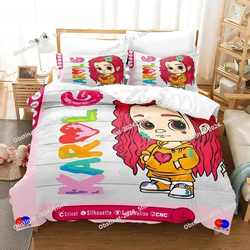 Karol G Mermaid Manana Sera Bonito SVG Bedding Set Print With Pillowcase Duvet Cover Queen Super King Size Manana Sera Bonito 2
