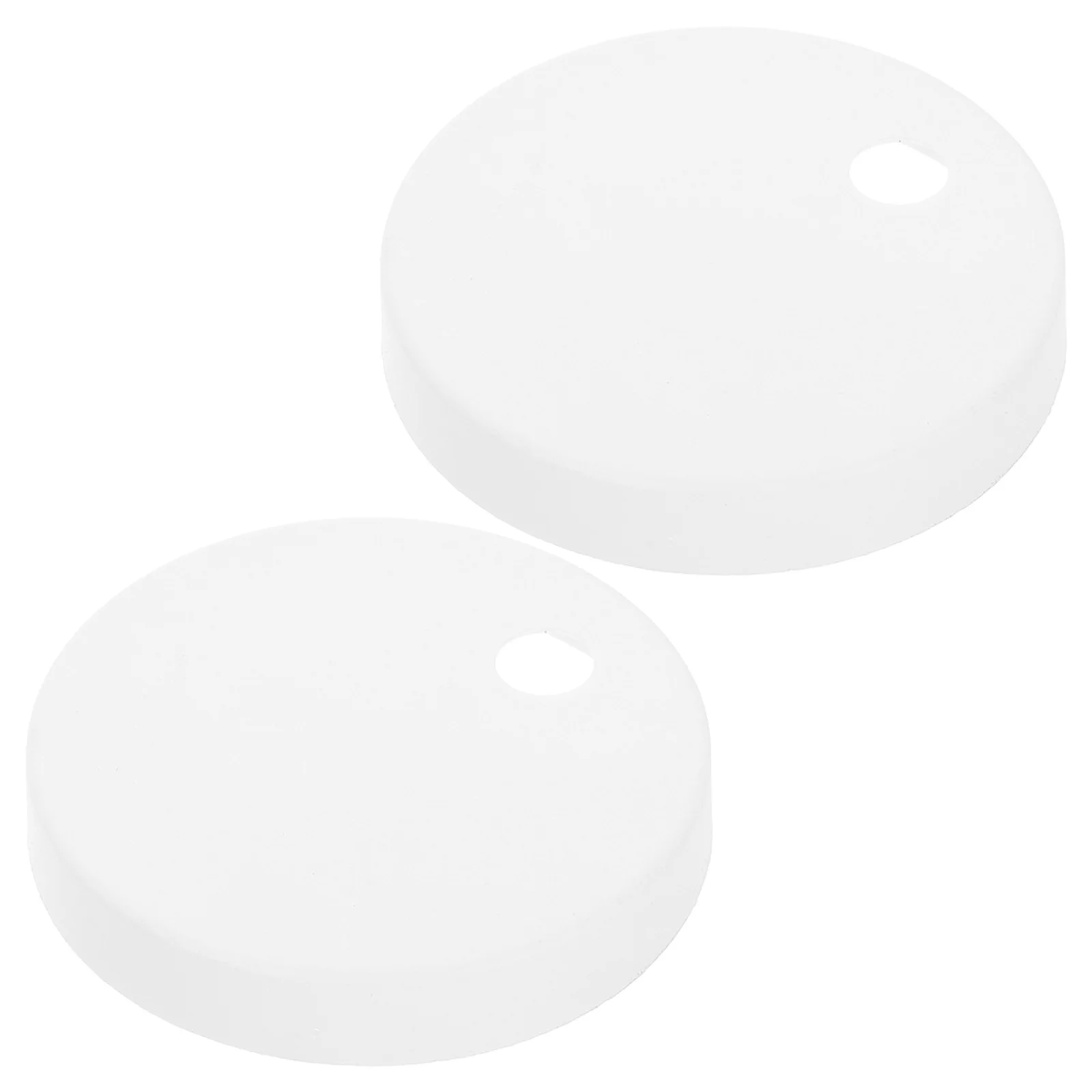 

1Pair 45Mm Toilet Bolt Caps Plastic Round White Covers for Toilet Screw Decor Bathroom Fixture Replacement Parts