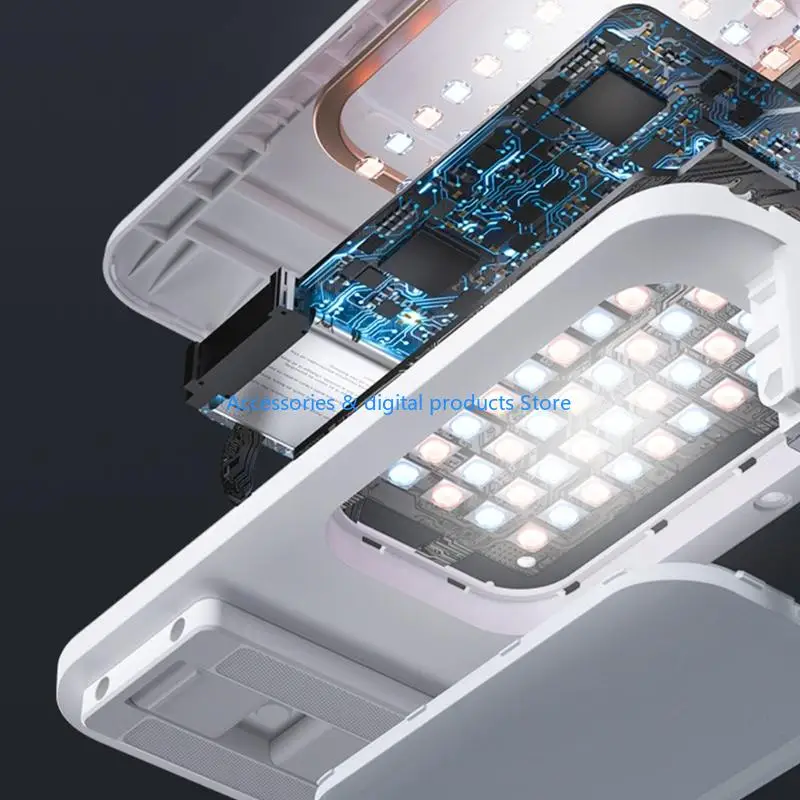 77JD Portable Smartphone Holder Bluetooth-compatible Remote Control Adjustable Light