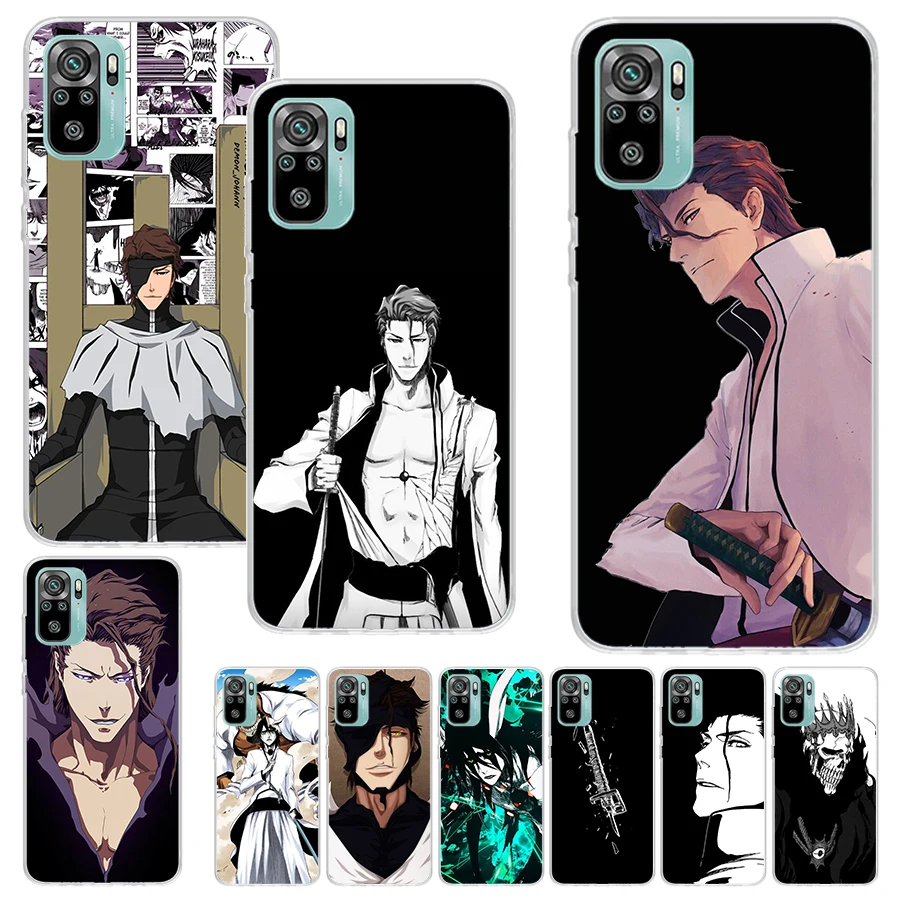 Bleach Aizen Sousuke Print Soft Case for Xiaomi Redmi 12 12C 10 10A 10C 9 9A 9C 9T 10X Phone Shell 8 8A 7 7A 6 Pro 6A S2 K20 Cov