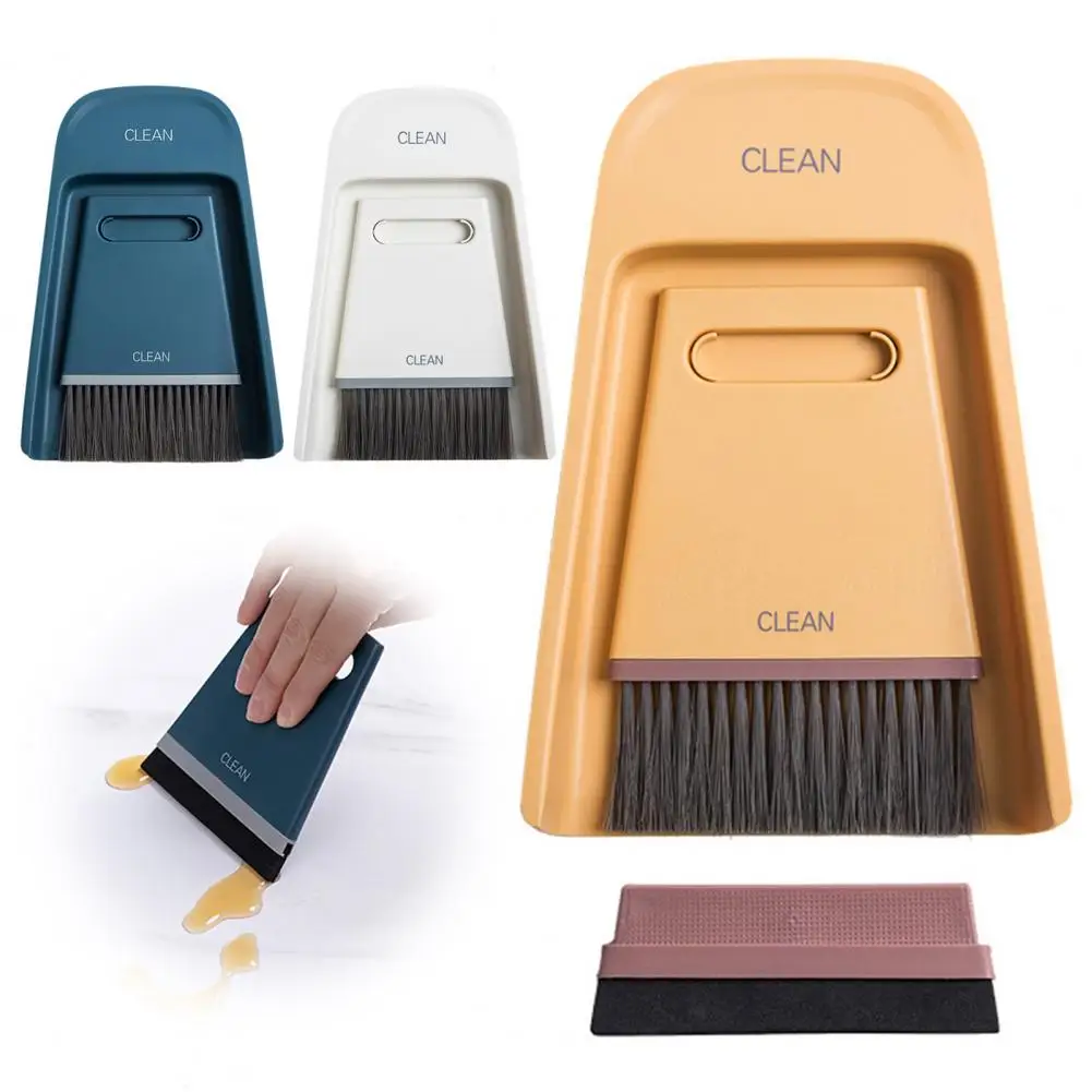 Mini Broom And Dustpan Set Broom Dustpan Brush Desktop Cleaning Cleaning Garbage Shovel For Home Living Room Table Camping