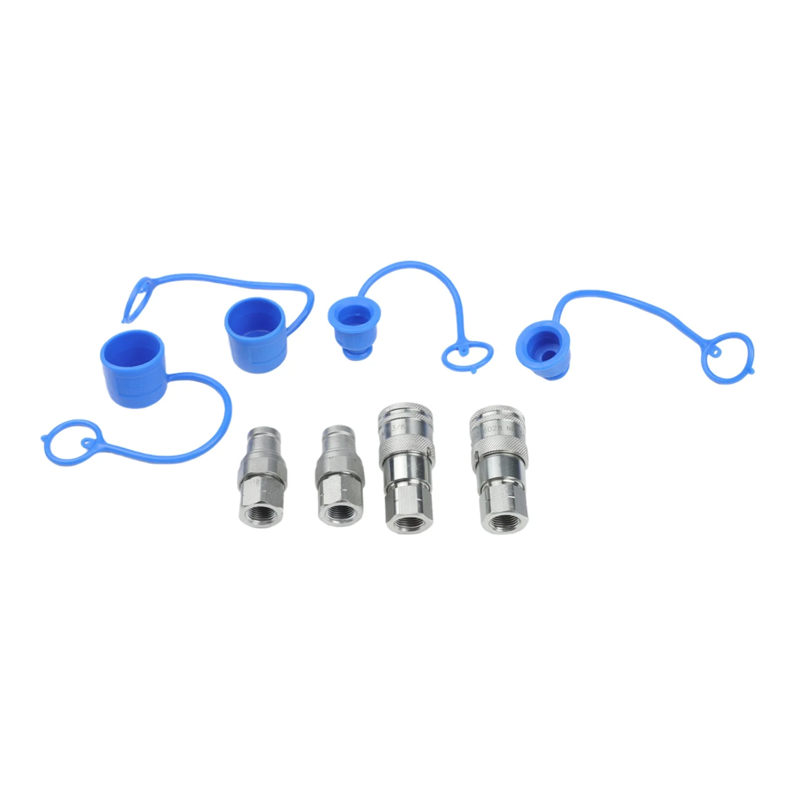 juego-de-2-acopladores-hidraulicos-de-conexion-rapida-de-cara-plana-para-minicargadoras-3-8''-1-2''-3-4''-npt-conector-de-acoplamiento-rapido-con-tapa-antipolvo