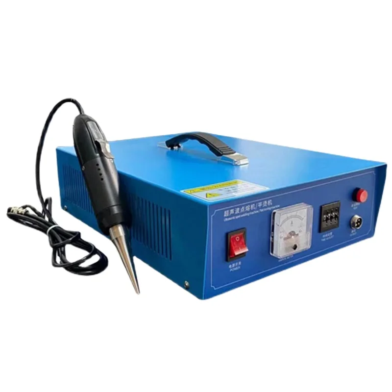 Small Hand Held Ultrasonic Plastic Spot Welding Machine For Shoe Upper Insole Welding 35KHZ 500W