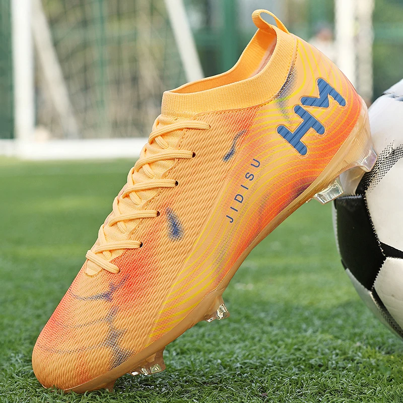 New Men Soccer Shoes Training High-quality Sneakers Grass Football Boots Non-Slip Mid-top Match Light Hot-selling Cleats Outdoor