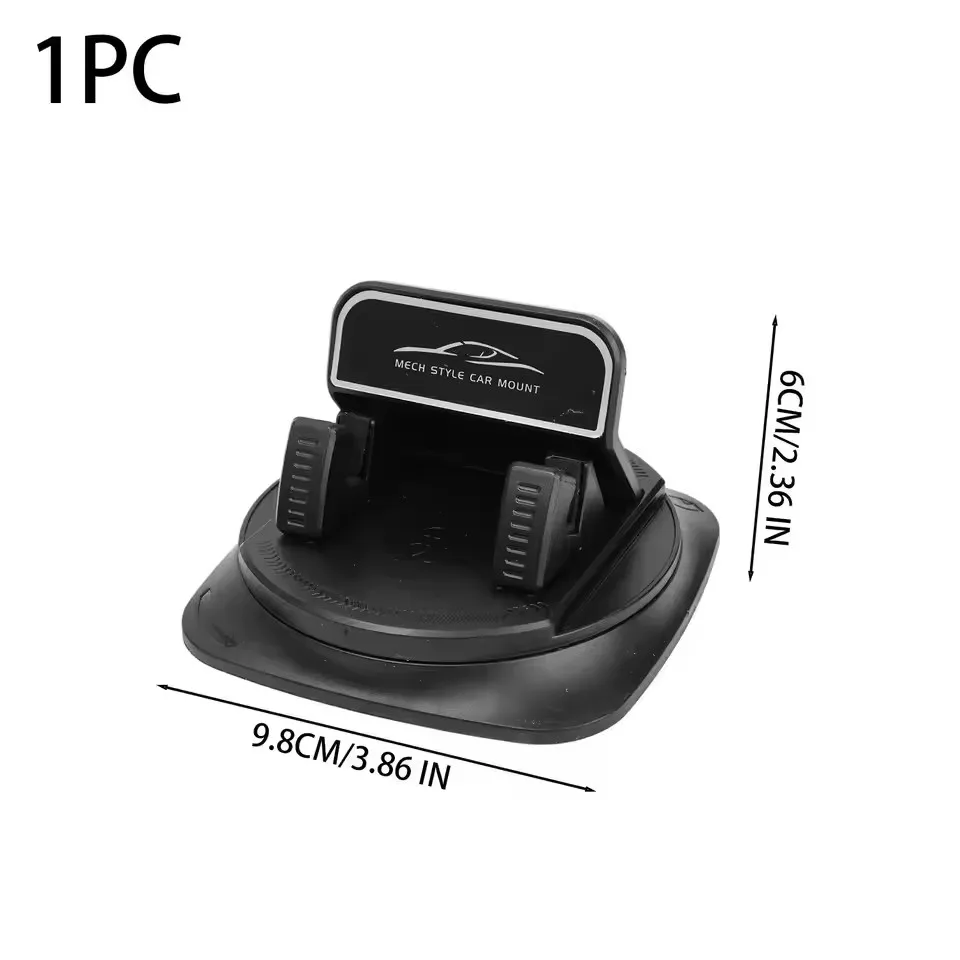 360 °   Universele auto telefoonhouder met antislip siliconen, dashboard telefoonhouder, vrije rotatie, head-up navigatiehouder