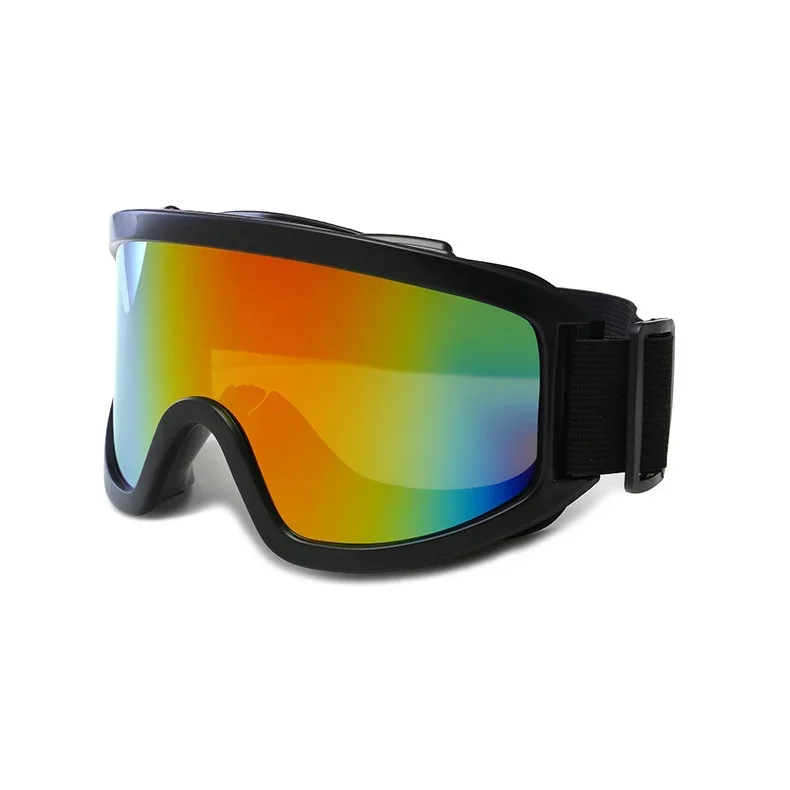 New Fashion Anti-Fog Mountaineering Ski Goggles Large Outdoor PC Eye Protection Sports Cycling Glasses Against Wind Sand