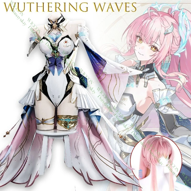 

Wuthering Waves Aemeath Cosplay Full Set Costume Anime Game Character Female Outfit High Quality Fabric Detailed Design ForWomen