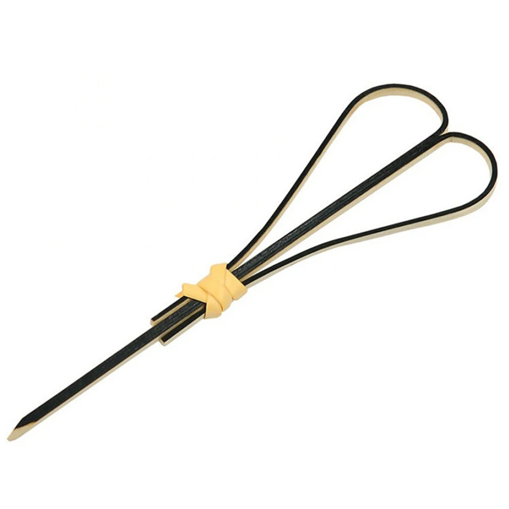

50 pcs 12Cm Scissors Shaped Cocktail Picks Bamboo Fruit Sticks Appetizer Picks Finger Food Garnish Tools Bar Ktv Club Supplies