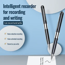 128G Digital Activated Pen Voice Recorder Mini Professional Audio Record Noise Reduce Sound Dictaphone MP3 Player