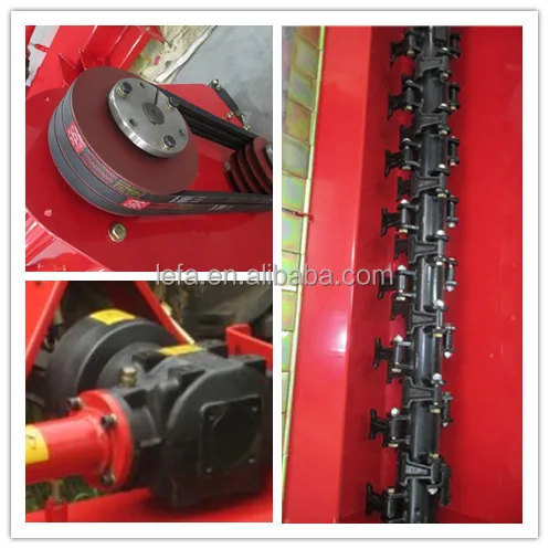 3-Punkt-Abzugstraktormäher Mi-Heavy Flail Rasenmäher mit Doppelklingen