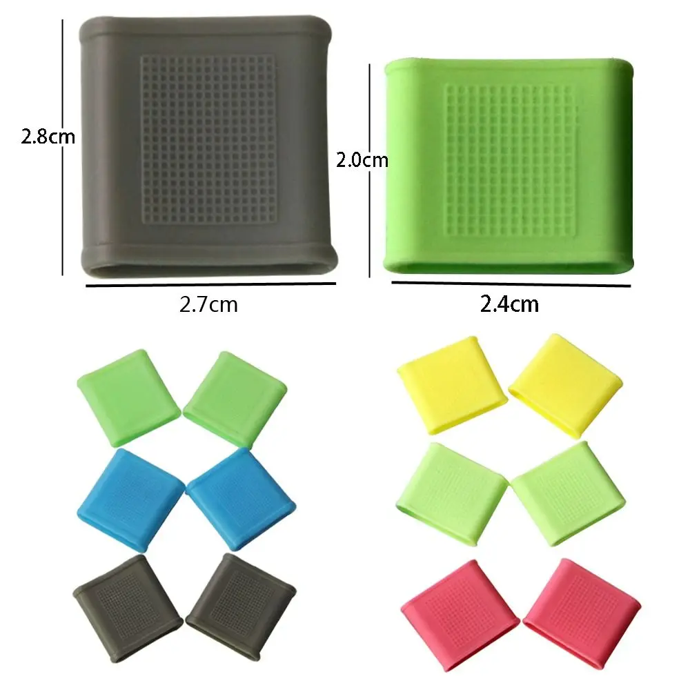 8PCS Non-Slip Tennis Baseball Basketball Silikon Golf Finger Ärmeln Bowling Hand Schutz Unterstützung Sport Band