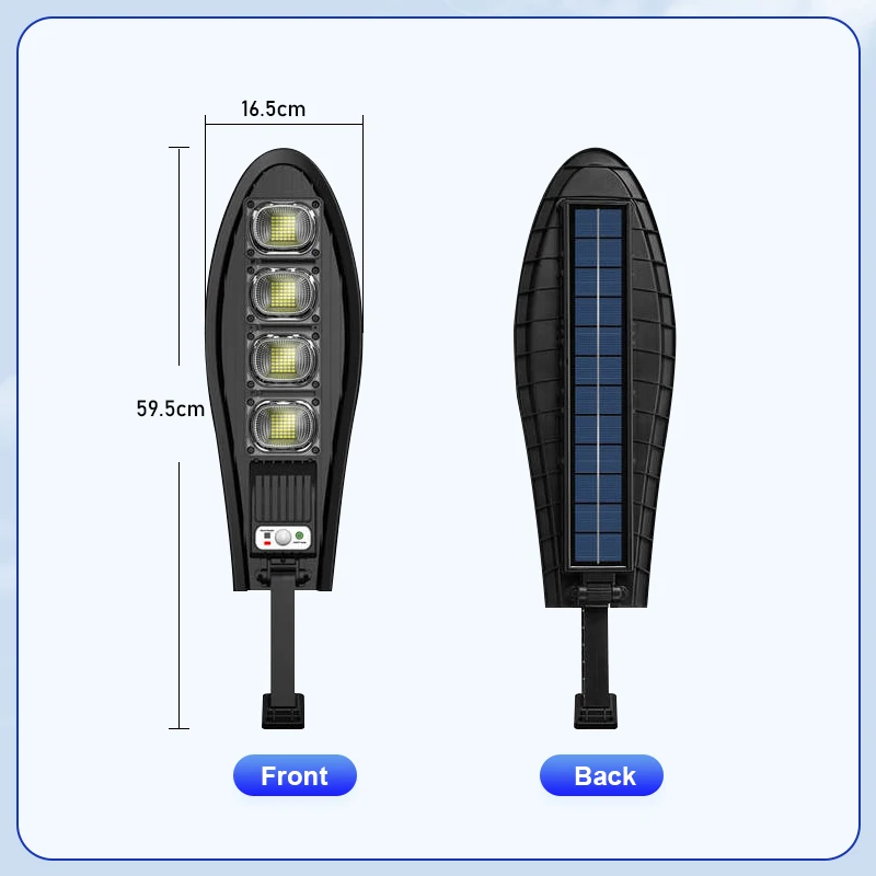 300 Watts Solar Led Light Outdoor High Power Led Street Lamp 3 Modes Waterproof Remote Control Solar Lights with Motion Sensor