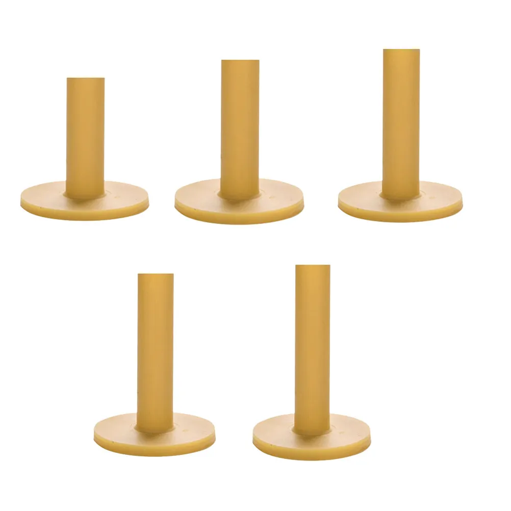 Golf Tees 5 Piece Set Lightweight Durable Portable Ball Holders for Outdoor Practice 40 50 55 65 70mm